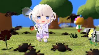 大量のタランチュラと対峙する番長【轟はじめ/ホロライブ切り抜き】【3Dアニメ】