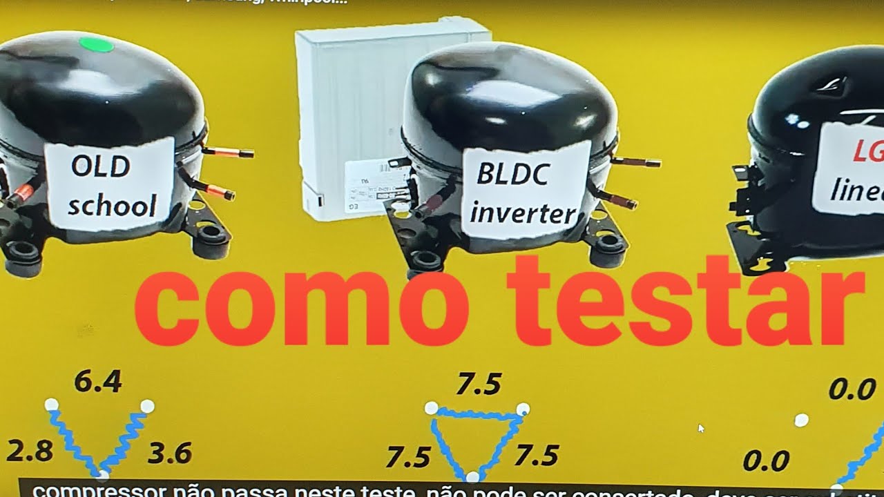 l como identificar compressores !!inverter ou convencional 👊👊