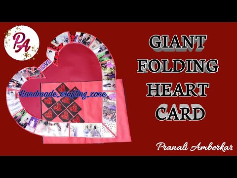 GIANT FOLDING HEART CARD I PRANALI AMBERKAR