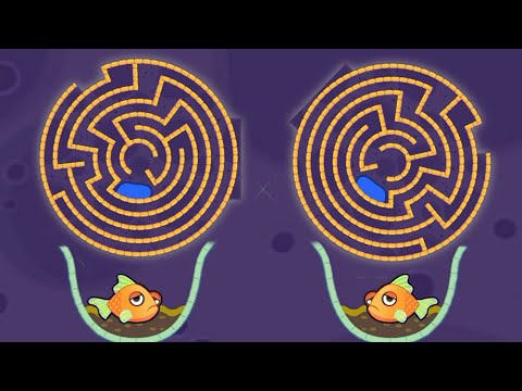 New save the fish game / New updated save  fish pull the pin mobile game / level 12096 - 12115