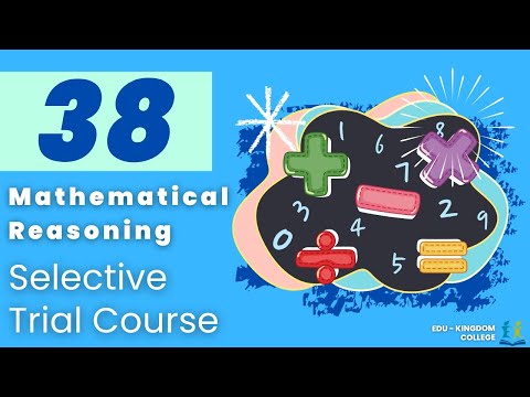 Edu Kingdom College Selective Mathematical Reasoning 38 Video