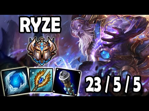 Ryze vs Irelia TOP Rank #10 Challenger NA