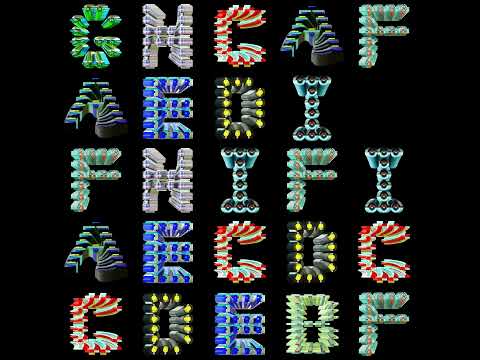 美術学科 Bellows alphabet type motion WIP