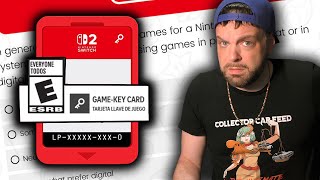 Nintendo Is WORRIED About Switch 2 Game Key Cards?