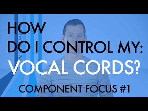 Component Focus #1 - “How Do I Control My Vocal Cords?” - Voice Breakdown
