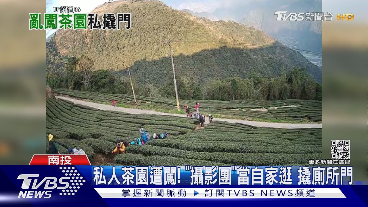 私人茶園遭闖!「攝影團」當自家逛 撬廁所門