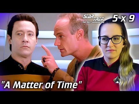 🖖Star Trek: The Next Generation 5x9 A Matter of Time REACTION