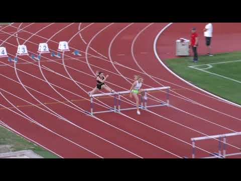 100m prepone [Ž], Ivana Lončarek i Anja Tvrtković - Međunarodni atletski miting Karlovac 2021