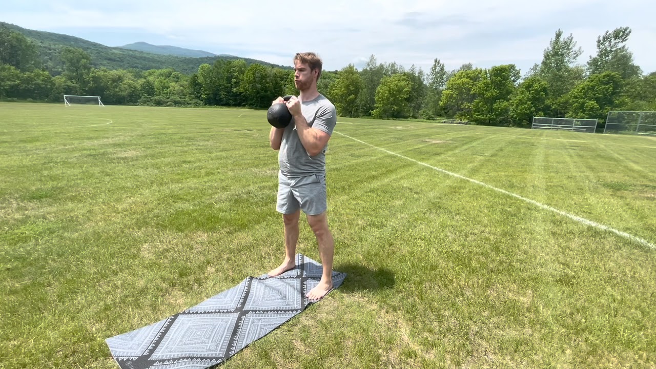 Kettlebell Goblet Cleans - YouTube