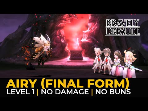 Bravely Default HD Remaster: Airy Final Form (Level 1 | One Turn Kill | Hard)