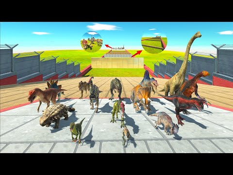 DINOSAURS POWER SPEED RACE - Animal Revolt Battle Simulator