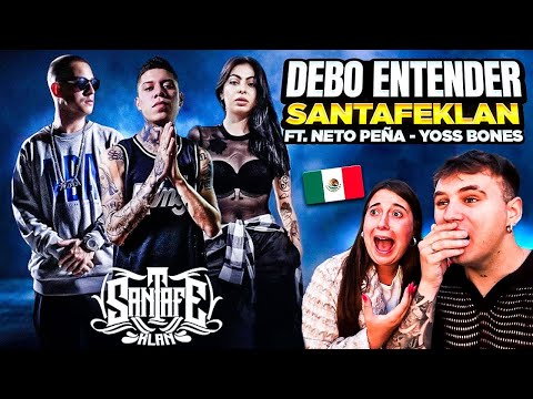 🇪🇸 ESPAÑOLES REACCIONAN a DEBO ENTENDER - SANTA FE KLAN, Neto Peña y Joss Bones 🇲🇽😱 **locura**