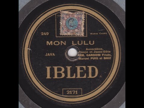 Fredo Gardoni   " mon Lulu "    1926