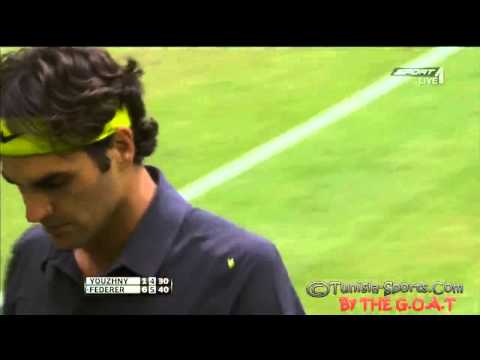 Last Game Roger Federer Vs Mikhail Youzhny Gerry Weber 2012-HD