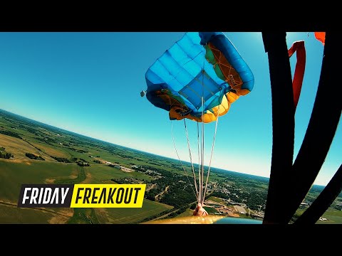Friday Freakout: Skydiver Has Dirty Low Opening, AAD Fire & Two-Out Malfunction
