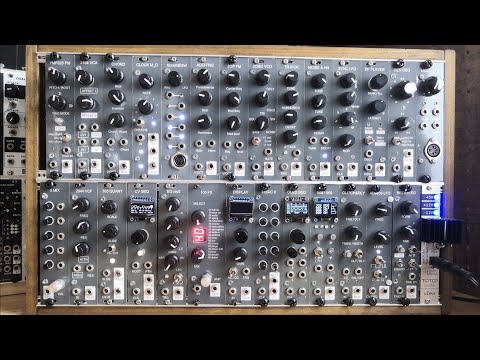 1st year summary of DIY eurorack modular synth , since I started studying programming　モジュラーシンセ自作