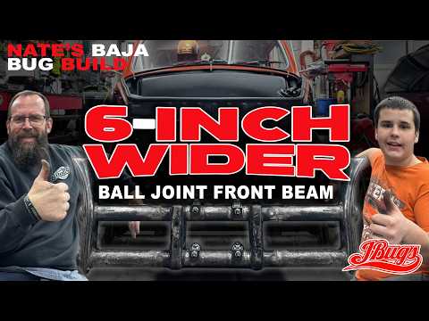 VW 6" Wide Ball Joint Beam - 2 VW Beams - 4 Beam Adjusters