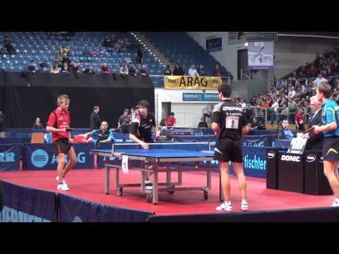 Die Team-Europameister 2013 D. Ovtcharov-Baum Franziska in Bamberg2011