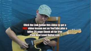 Country lead guitar lesson Merle Haggard arpeggio inspired soloing Mama Tried style