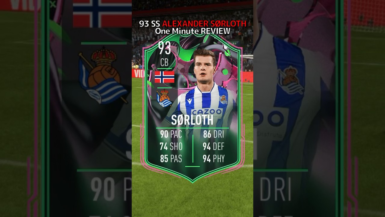 【FIFA23】93 SS Sørloth Player Review セルロート 選手レビュー #shorts