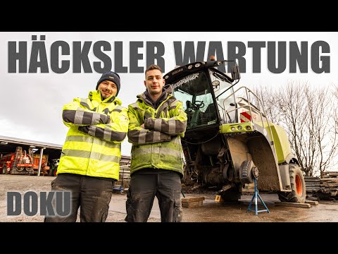 Two days of washing a wood chipper! 🚜 Maintenance & care at Schlehecker Agricultural Contracting ...