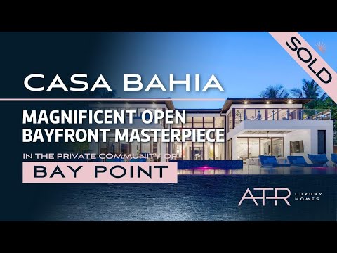 MIAMI WATERFRONT HOME MASTERPIECE | BAY POINT  “Casa Bahia”