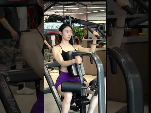 Chinese Girl Gym Workout #429 | Asian Fitness Model Inspiration