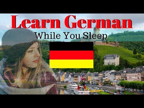 Learn German While You Sleep 😀 130 Basic German Words and Phrases 🍻 English/German Video