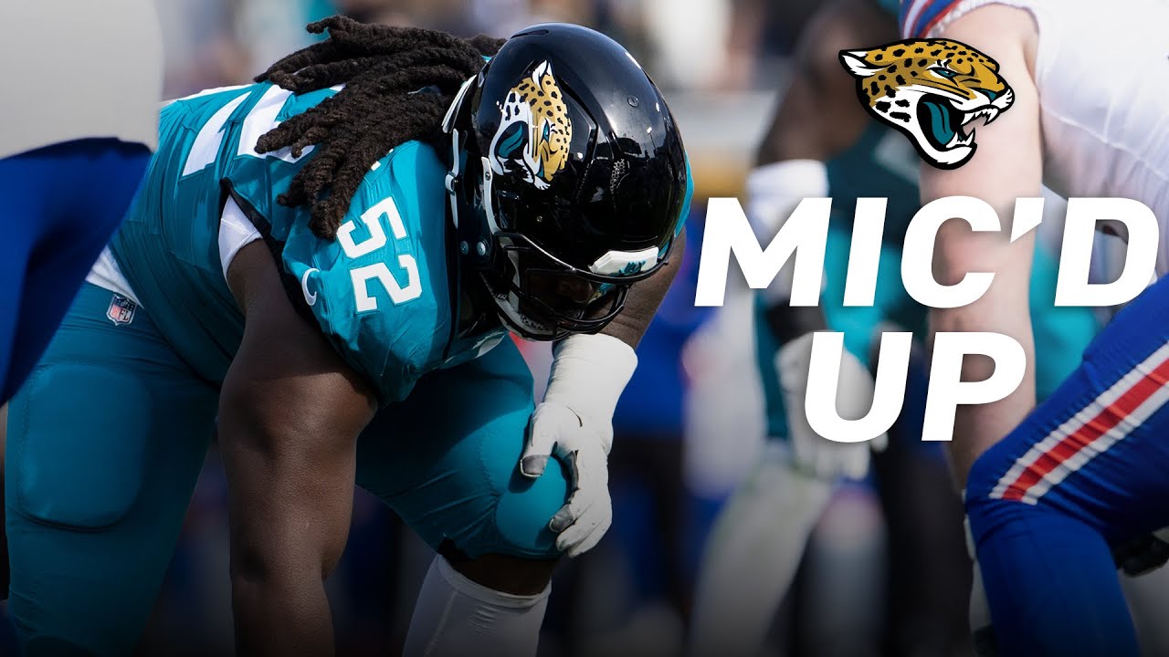 DaVon Hamilton MIC'D up in Wild Card vs. Bills | Jacksonville Jaguars