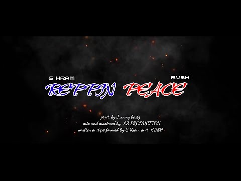 REPPIN PEACE - Ghetto Kram feat. RV$H (official lyrics video) prod. by jammy beatz