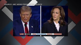 Trump, Harris Clash Over Fracking, Energy Policy in Debate #politics