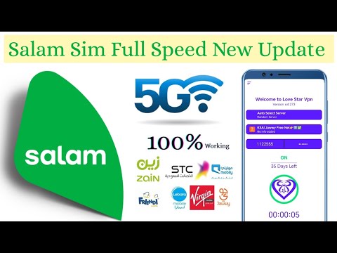 Salam Sim Free Net // Salam Sim Vpn // Salam Free Full Speed Vpn