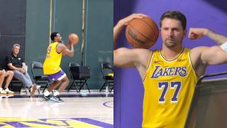 Luka Doncic - Bronny James - Los Angeles Lakers