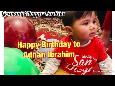 Adnan Baby's First Birthday Party ! 2020 ! adnan ! Germany kids bangla vlog ! Fardina Youtuber