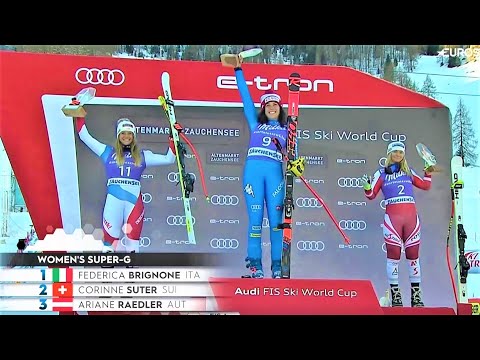 Women's Super G - Award Ceremony - Zauchensee AUT - 2022