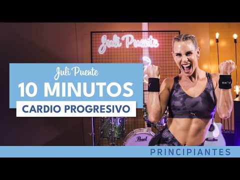 10' CARDIO PROGRESIVO PRINCIPIANTES | Juli Puente 🍑