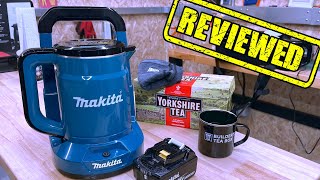 Makita Kettle Review - It's Battery Powered!