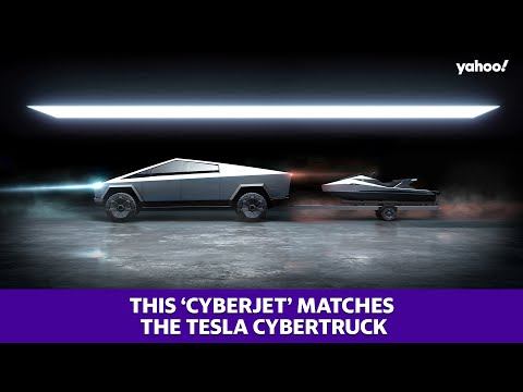 Tesla’s cybertruck has a matching jet ski made by Narke electrojet