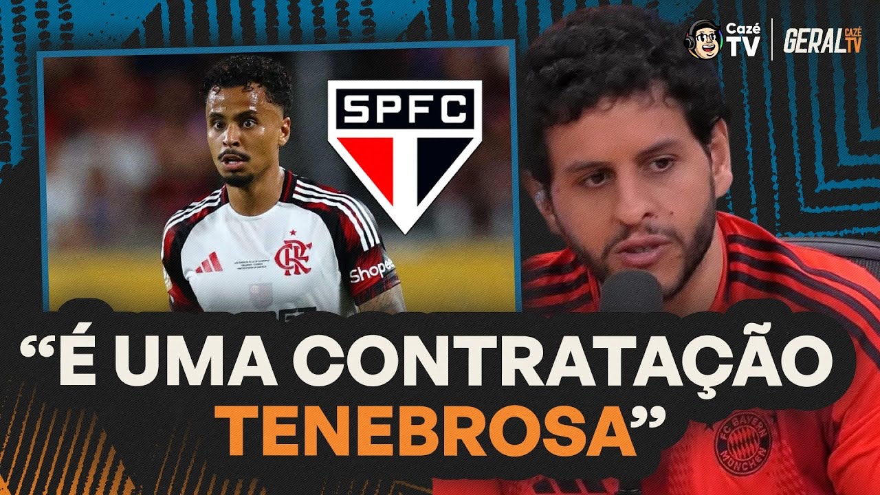 SÃO PAULO MIRA ALLAN DO FLAMENGO E SIMÕES FAZ ALERTA A LUCCA BOPP | GERAL CAZÉTV