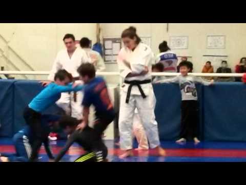 Diavoorstelling Judoles F1; Aafke v Leeuwen en Boy Vogelzang