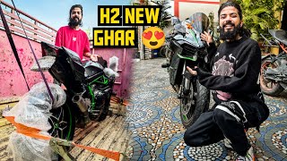 Aakhir Apni New Superbike Ninja H2 Ko Ghar Le Jaaney Ke Liye Prepare Karhi Diya 😍
