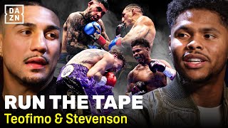 Teofimo Lopez & Shakur Stevenson revisit each others fights 😬 | Run The Tape