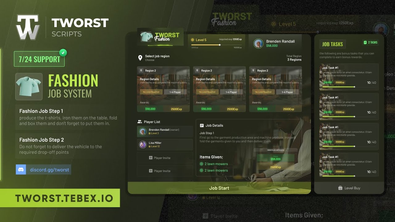 [Multiplayer Fashion & Print Job] OPEN QB ESX QBOX VRP video 1