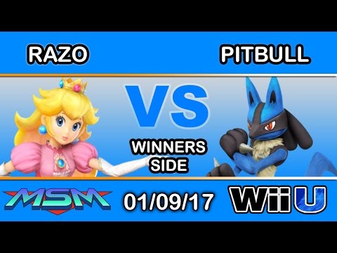 MSM 80 - tHB | Razo (Peach) Vs. Pitbull (Lucario) Winners Side - Smash Wii U