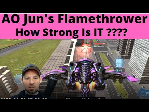 Testing A level 10 AO Jun in champion with only built in Flamethrower.  my thoughts in description.