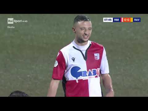 Calcio:  CampionatoItaliano Serie C 2019/20 - 17a giornata  Rimini Ravenna 1 - 2