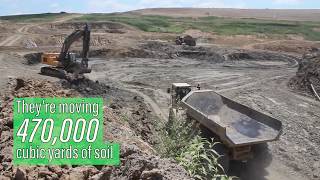 Landfill Cell Construction & Soil Moving - Scott County Iowa