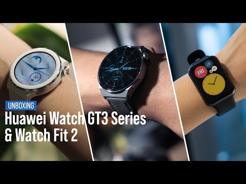 Huawei Watch GT3 Pro & Watch Fit 2 Unboxing