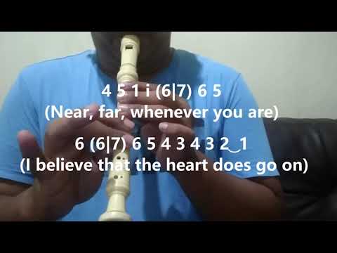 Recorder Titanic - My Heart Will Go On - Celine Dion