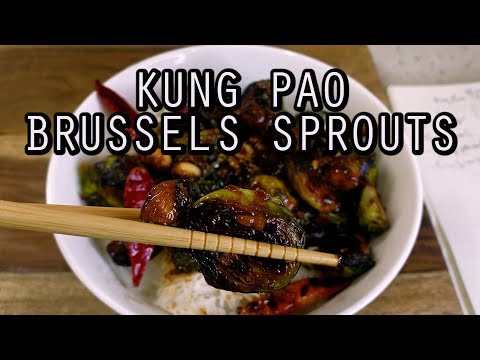 Woo Can Cook | PF Chang's Kung Pao Brussels Sprouts